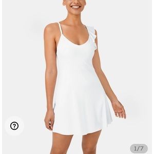 Halara white tennis dress